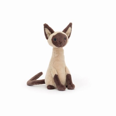 Jellycat Iris Siamese Cat USA | 46821BLYR